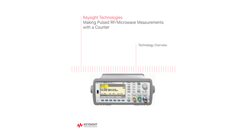 Pulsed Frequency Measurements with Advanced RF Counters